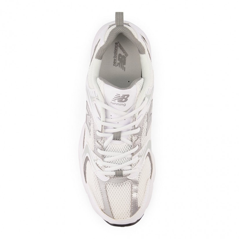 New Balance 530 White Metallic Silver