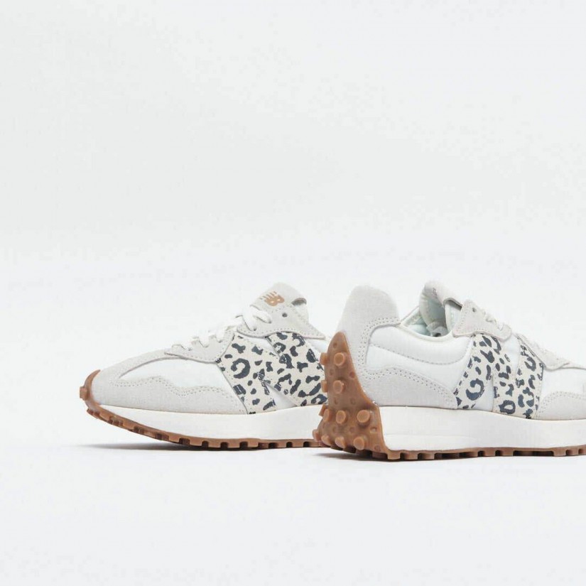 New Balance 327 Sea Salt Leopard Pantera Womens