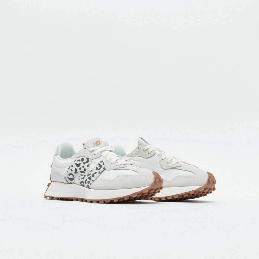 New Balance 327 Sea Salt Leopard Pantera Womens