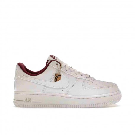 Nike Air Force 1 Low '07 SE Just Do It Summit White Team Red Womens