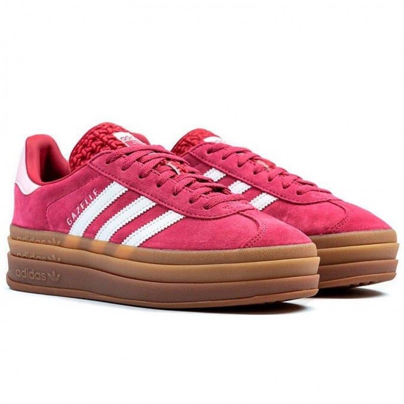 Adidas Gazelle Bold Wild Pink White Womens