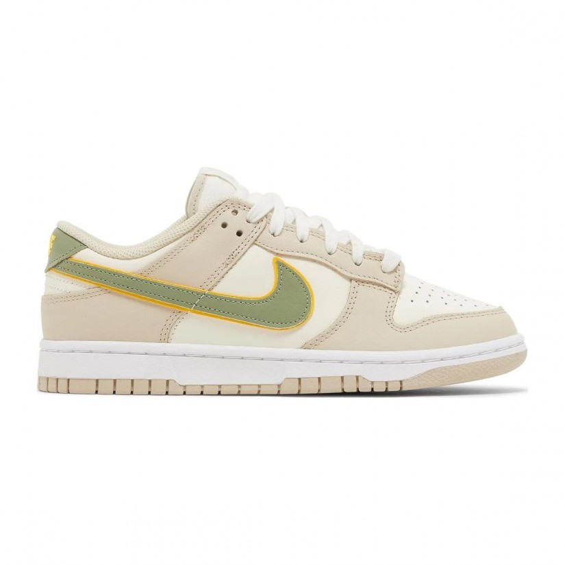 Nike Dunk Low Pale Ivory Oil Green Nike Dunk Low Pale Ivory Oil Green