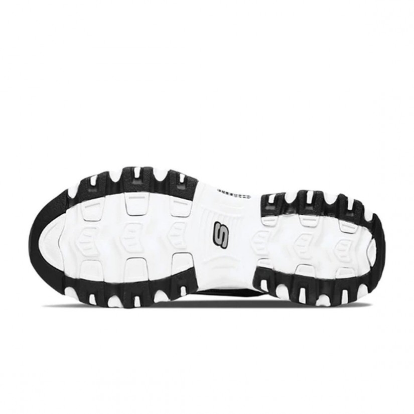 Skechers D’lites Classic White Black Skechers D’lites Classic White Black
