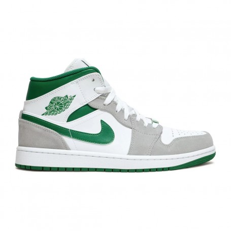 Nike Air Jordan 1 Mid SE Grey Pine Green