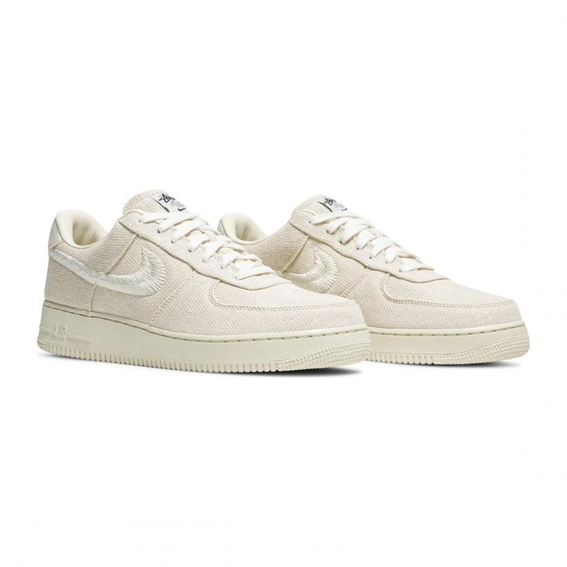 Nike Air Force 1 Low x Stussy Fossil Stone Nike Air Force 1 Low x Stussy Fossil Stone