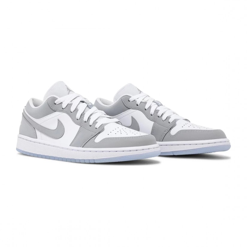 Air Jordan 1 Low White Wolf Grey Air Jordan 1 Low White Wolf Grey
