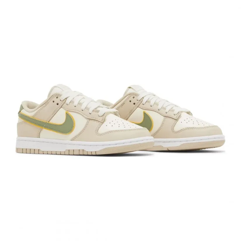 Nike Dunk Low Pale Ivory Oil Green Nike Dunk Low Pale Ivory Oil Green